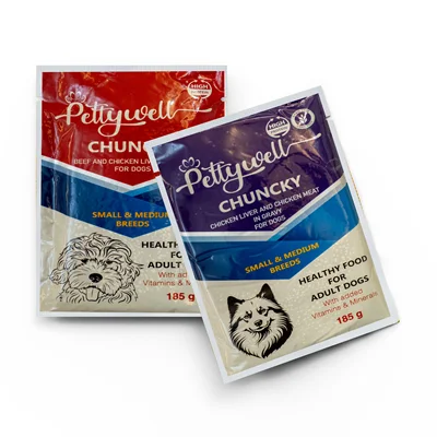 پک دوتایی غذای سگ - مرغ و گوشت