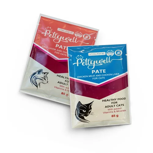 پک دوتایی غذای گربه - پته مرغ و گوشت